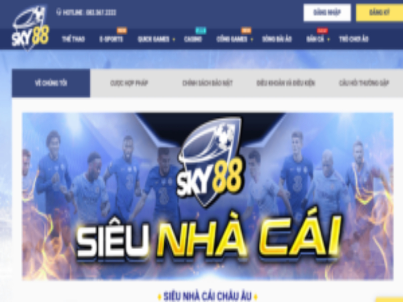 Đăng ký Sky88 – Sân chơi chất lượng vượt thời gian